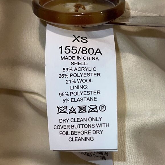 New Kate Spade Brooks Street Teddy Coat French Cream XS - Picture 12 of 14